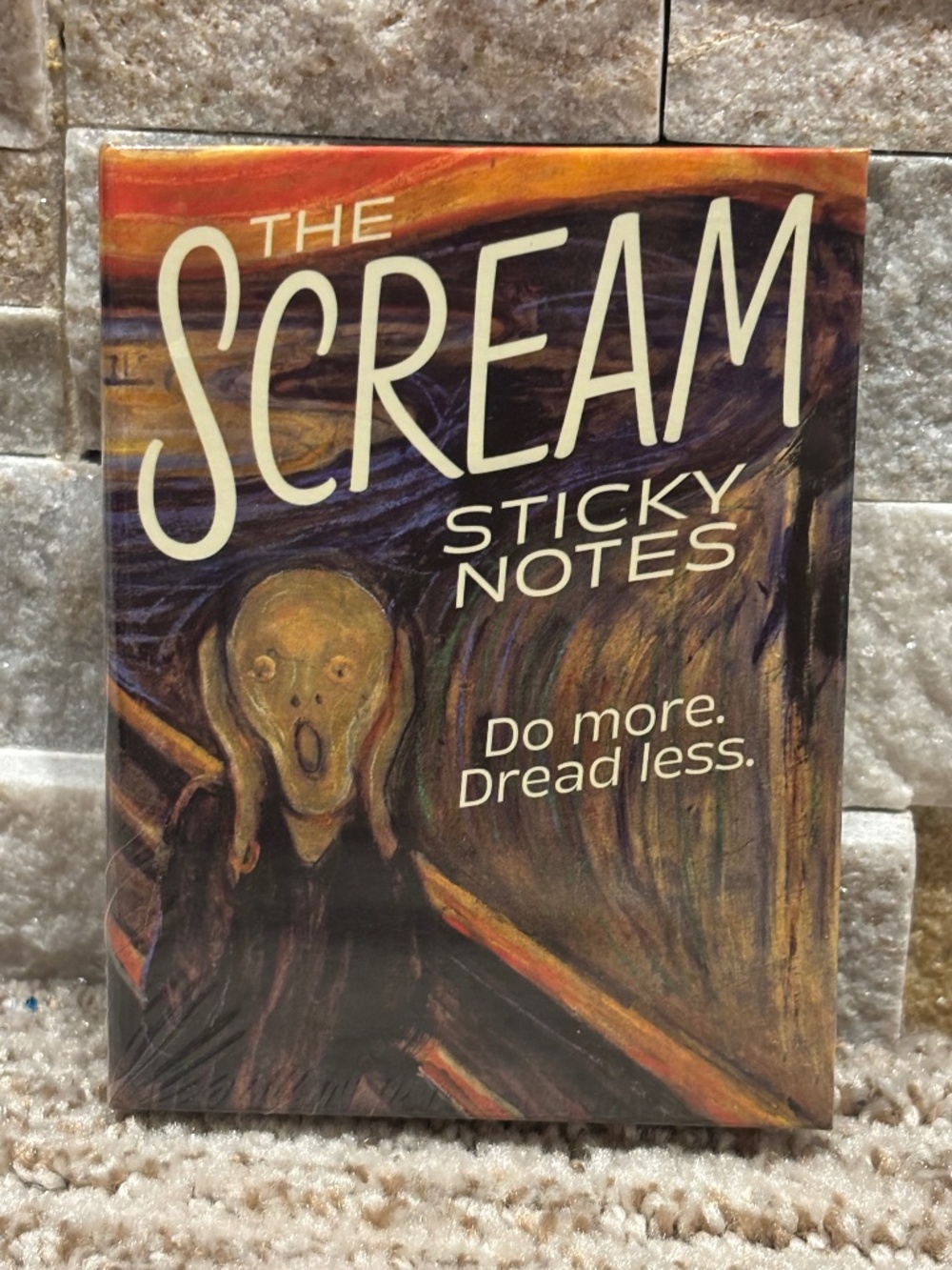 Free Gift With Purchase - Edvard Munch’s “The Scream” Mini Sticky Notes Set